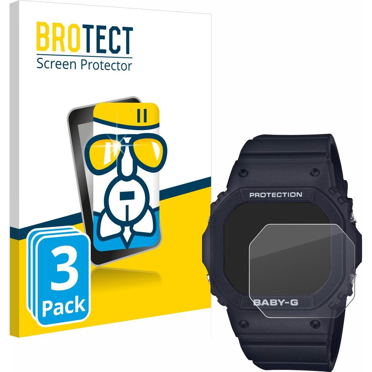 BROTECT AirGlass Panzerglasfolie, Smartwatch Schutzfolie, Transparent