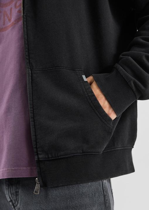 Produktbild s.Oliver Sweatshirt Gewaschene Sweatjacke (S)