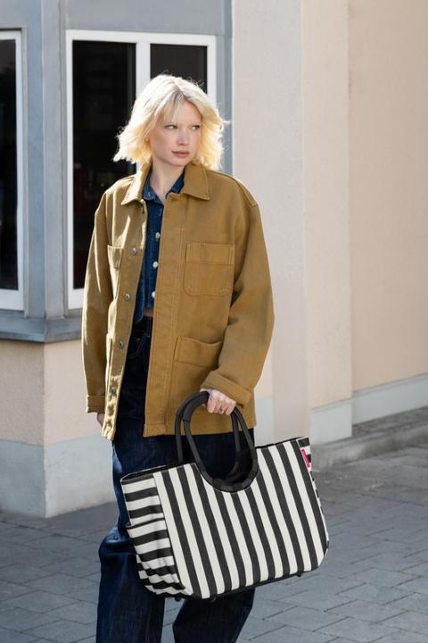 Produktbild reisenthel Einkaufskorb Loopshopper L Summerstripes Black