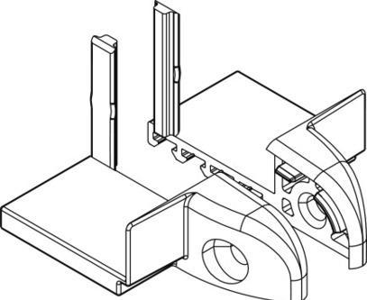 BKV Eifel End cap ROTO Eifel Comfort AD to weather leg