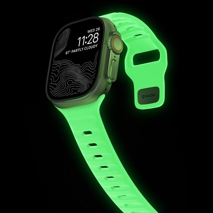 Produktbild Nomad Sport Band Glow (45 mm, Kunststoff)