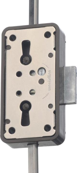 Magni Serrure à espagnolette Junie 7051 sans cylindre marron