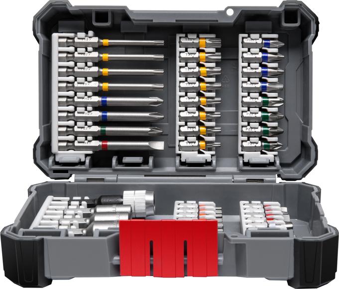 Produktbild Bosch Professional Zubehör Schrauberbit-Set (Innensechsrund TX, Kreuz Phillips PH, Kreuz Pozidriv PZ, Sechskant (hexagonal), Schraubschlitz)