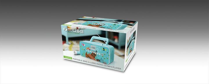 Produktbild Muse M29KB Kinder CD-Player CD, UKW, USB Inkl. Mikrofon (FM, MW, PLL)