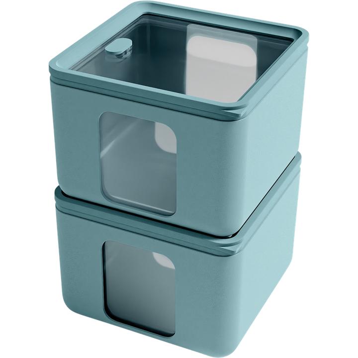 Actual product image Blim Plus Quadro S storage jar 13.3x13.3x10 cm