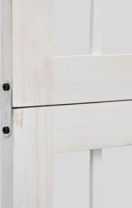 Image du produit vidaXL Séparation de pièce Paravent Mur d'Espagne 5 pcs. blanc bois massif