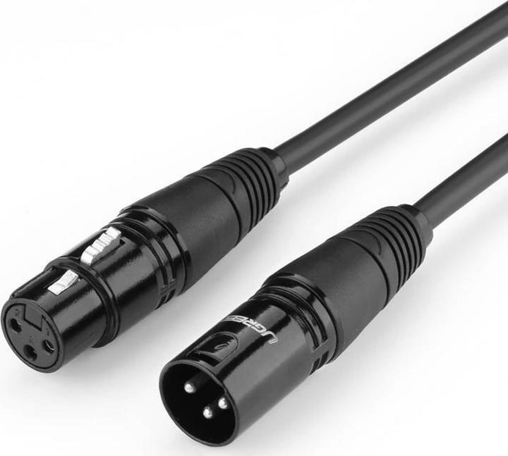 Produktbild Ugreen Cable XLR female to XLR male cable AV130 - 5m (black) (5 m, XLR)