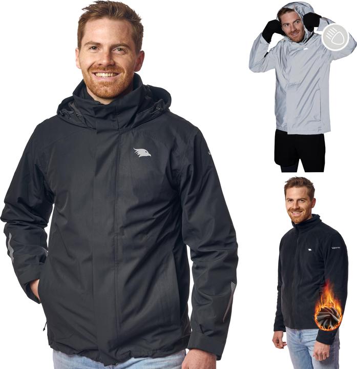 Produktbild Valkental 3in1 Smart Jacket - Wasserdichte Jacke mit Fleece Zipp-In - Herren (5XL)