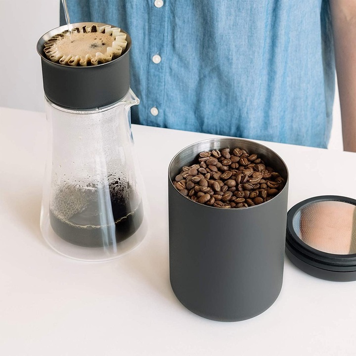 Actual product image Fellow Atmos Canister vacuum storage jar for coffee beans (1.20 l)