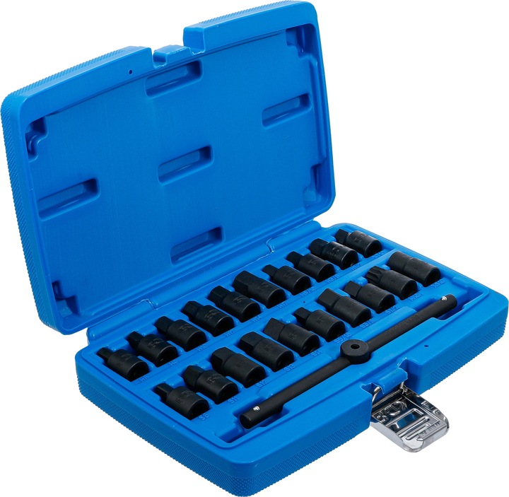 Produktbild BGS Ölwannen-Spezial-Einsatz-Satz Antrieb Innenvierkant 10 mm (3/8") 21-tlg.