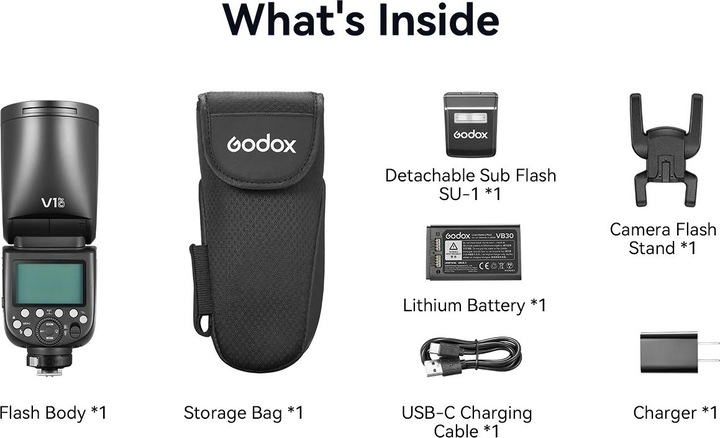 Produktbild Godox V1PRO-N TTL (Aufsteckblitz, Nikon)