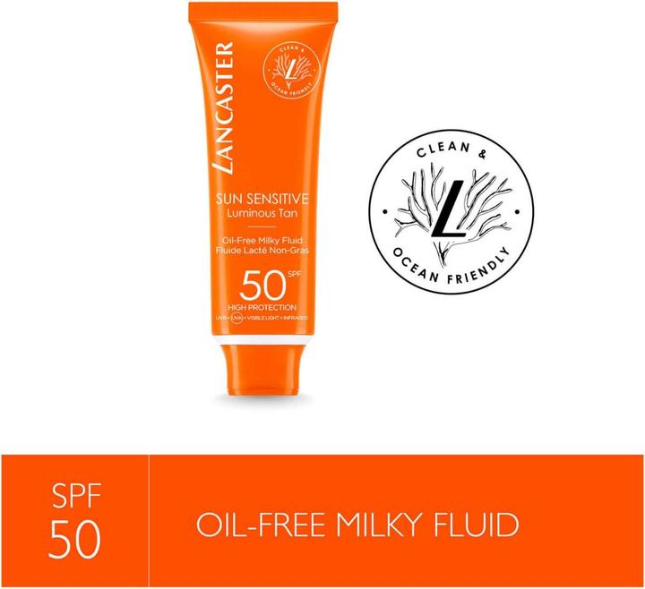 Image du produit Lancaster Fluide lacté sensible (Lait solaire, SPF 50, 50 ml, 150 g)