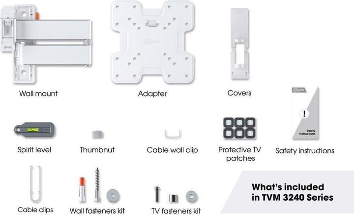 Actual product image Vogels TVM 3245 (Wall, 43", 15 kg)