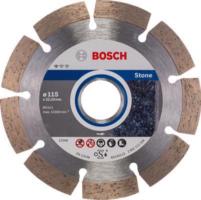 Produktbild Bosch Professional Zubehör Diamanttrennscheibe Standard for Stone, 180 x 22,23 x 2 x 10 mm, 10er-Pack