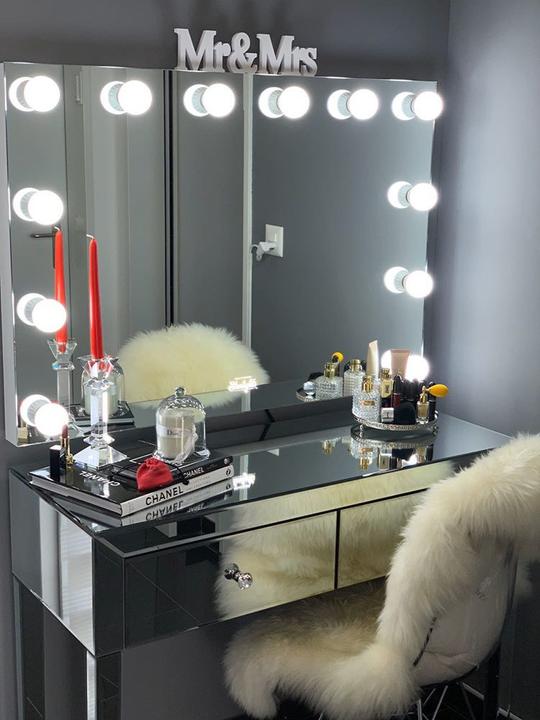 Produktbild Hollywood Starlights Schminkspiegel (100 x 70 cm)