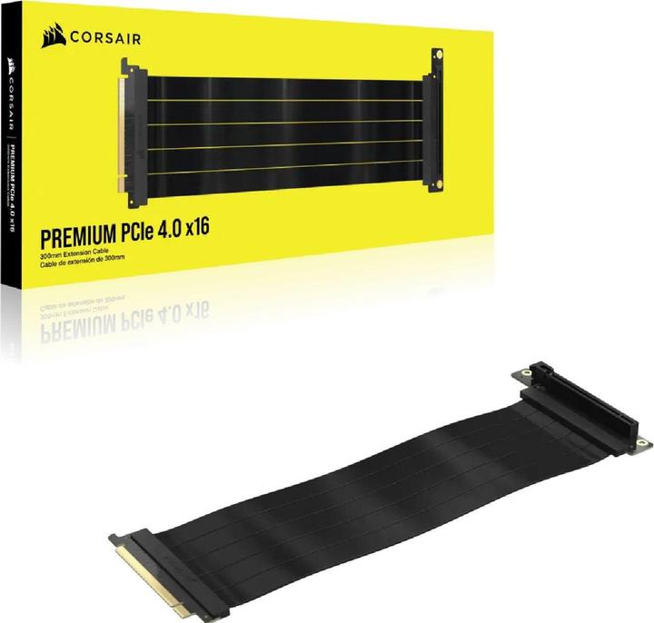 Produktbild Corsair Premium PCIe 4.0 x16 Extension Cable, 300mm