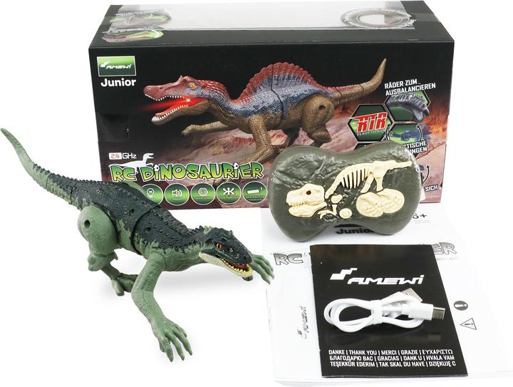 Produktbild Amewi Tyrannosaurus RC Dinosaurier 21cm, RTR Licht & Sound (RTR Ready-to-Run)