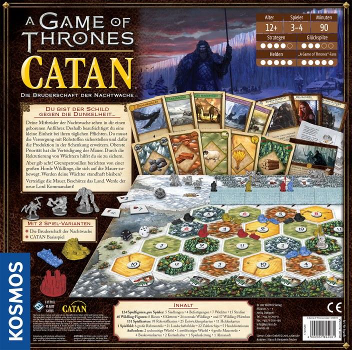 Produktbild Kosmos Catan Game of Thrones (Deutsch)