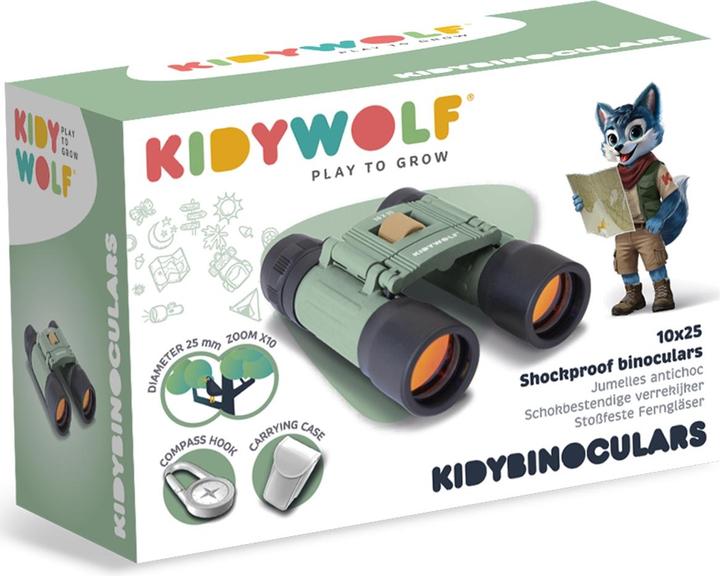 Produktbild Kidywolf Fernglas 10-fache Vergrösserung grün (10 x, 25 mm)