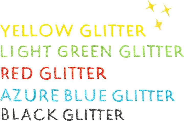 Immagine prodotto Edding 1200 penne in fibra glitterate set di 5 Basic (5x)