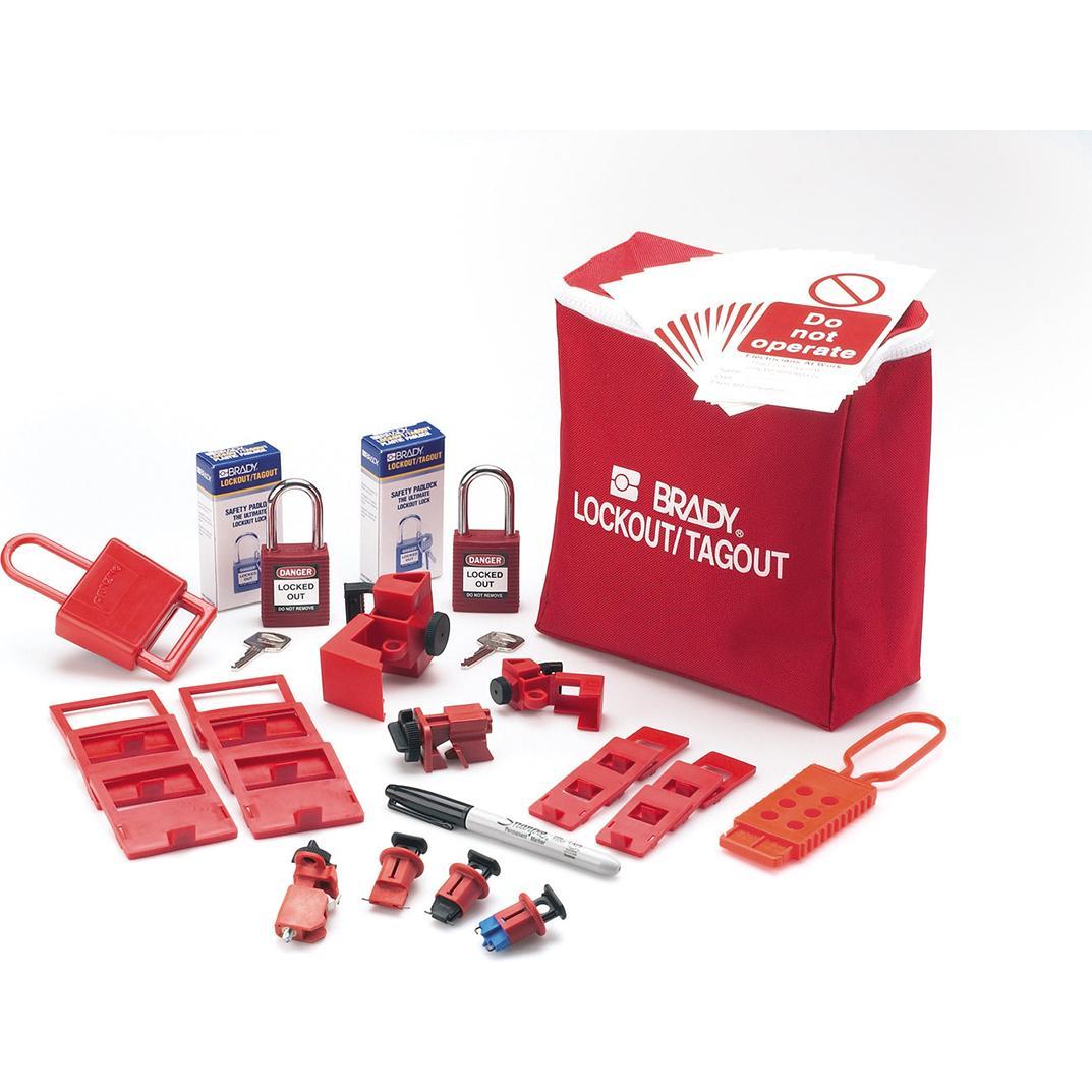 Brady, Accessori protezione sul lavoro, Set di blocco per impianti elettrici 1 set 805909