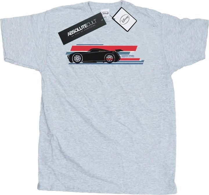 Image du produit Disney - T-shirt CARS JACKSON STORM STRIPES - Homme (M)