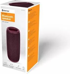 Produktbild Denver Bluetooth Lautsprecher BTV-150BD, bordeauxrot (4 h, Batteriebetrieb)
