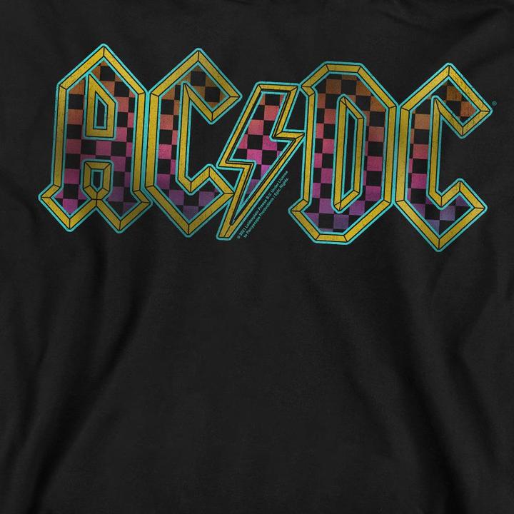 Immagine prodotto AC/DC Felpa Logo a Scacchiera Gradiente Adulto Unisex (M)