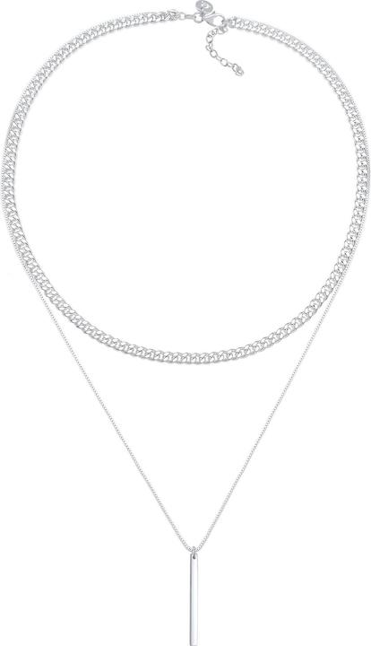 Immagine prodotto Elli 2-lagige Panzerkette (Argento, 40 - 50 cm)