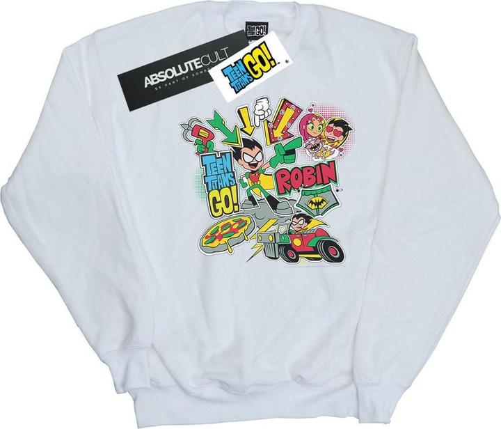 Produktbild Teen Titans Go Robin Montage Sweatshirt Jungen (128)