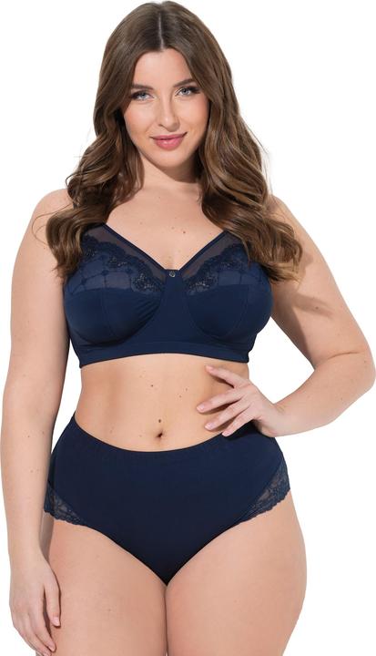 Produktbild Ulla Popken Midislips, 2er-Pack, seitlicher Spitzeneinsatz (56, 2er Pack)