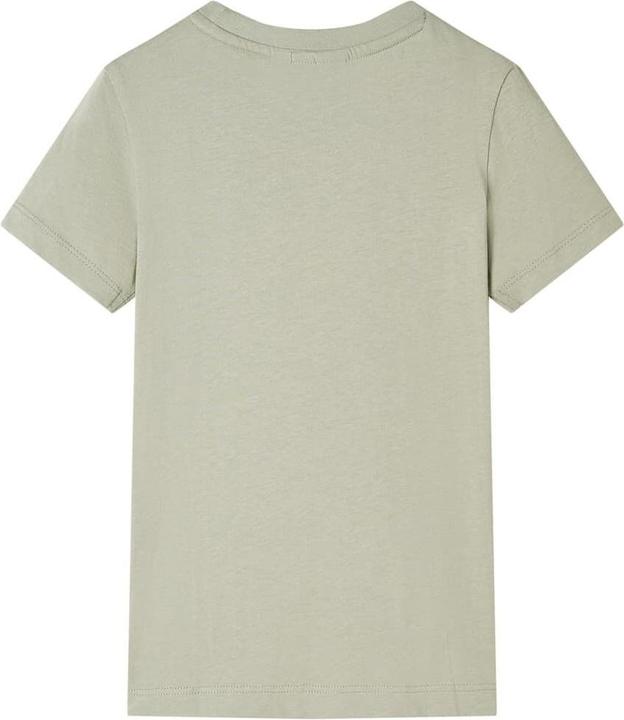 Image du produit vidaXL T-shirt enfant kaki clair 116,Matière : 100 (116)
