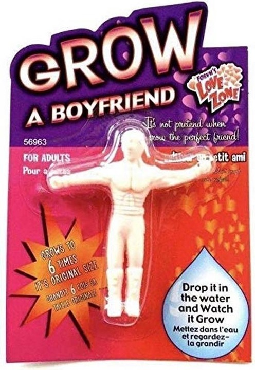 Actual product image Bristol Novelty Grow A Boyfriend joke article