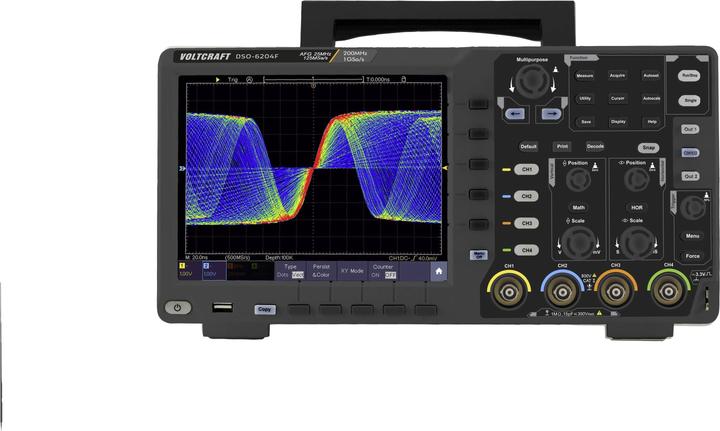 Produktbild Voltcraft Digitales Oszilloskop DIGITAL OSZILLOSKOP DSO 6204F (CAT II)