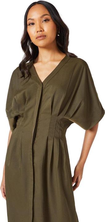 Image du produit Principles Womens/Ladies Crepe Pleat Waist Midi Dress (robe midi en crêpe plissée à la taille) (44)