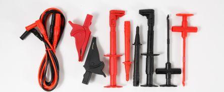 Produktbild RS PRO Multimeter-Messleitungen mit Krokodilklemme