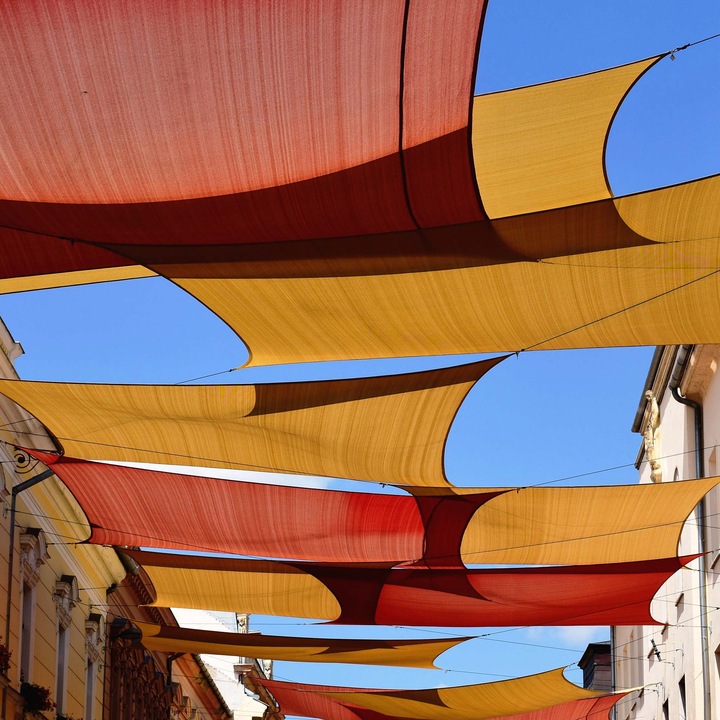 Actual product image Toboli Awning Sun Sail Rectangle 3x4m Windproof Sun Protection UV 30+, Garden Terrace Balcony Patio