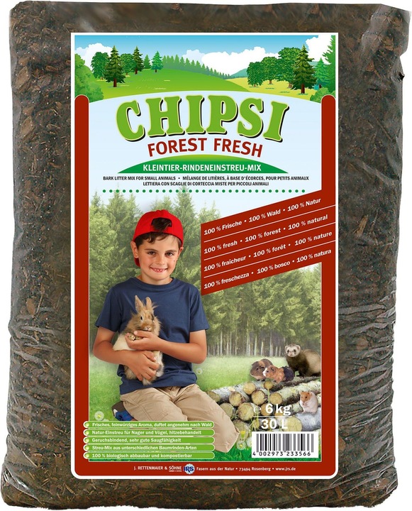 Actual product image Chipsi Forest Fresh bark bedding (6 kg, Bedding)