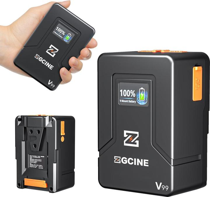Actual product image ZGCine V-Mount Battery 99WH V-Series (ZG-V99) (27ZGV990000000) (Camera battery)