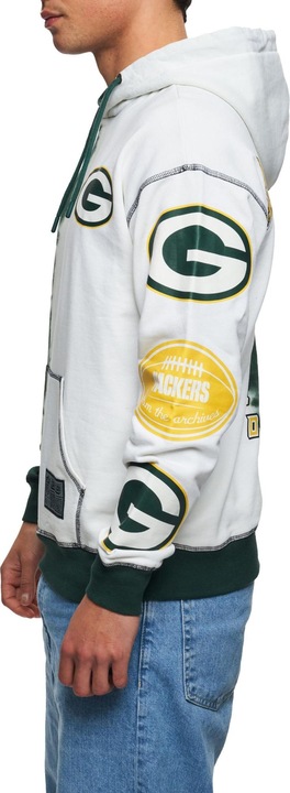 Produktbild Recovered Re:covered Fleece Hoody - INK DYE Green Bay Packers - L (L)