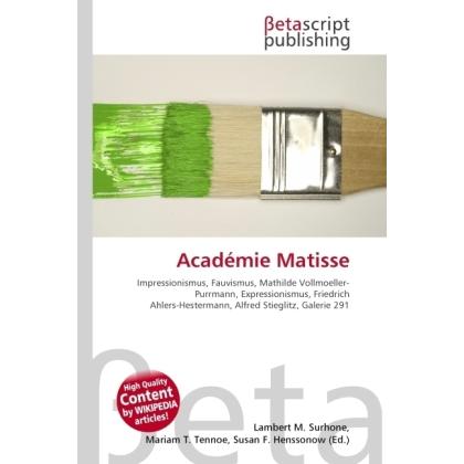 Académie Matisse, Fachbücher