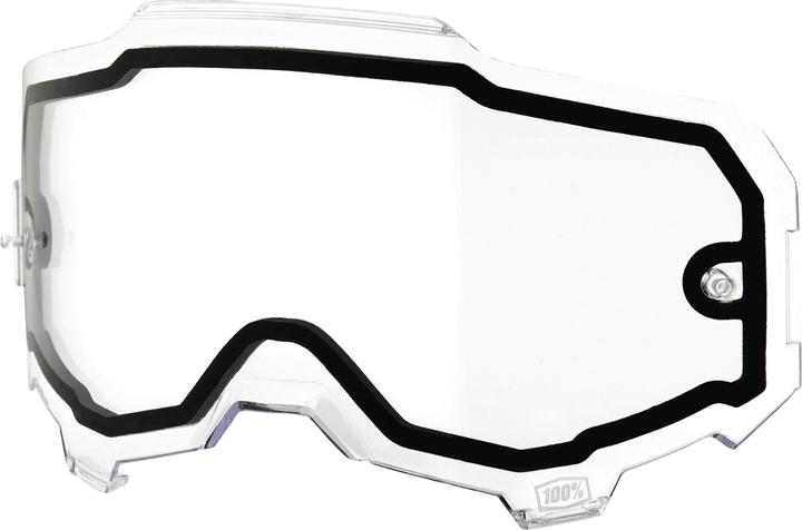 Produktbild 100% Armega Replacement - Dual Pane Clear Lens (Clear)