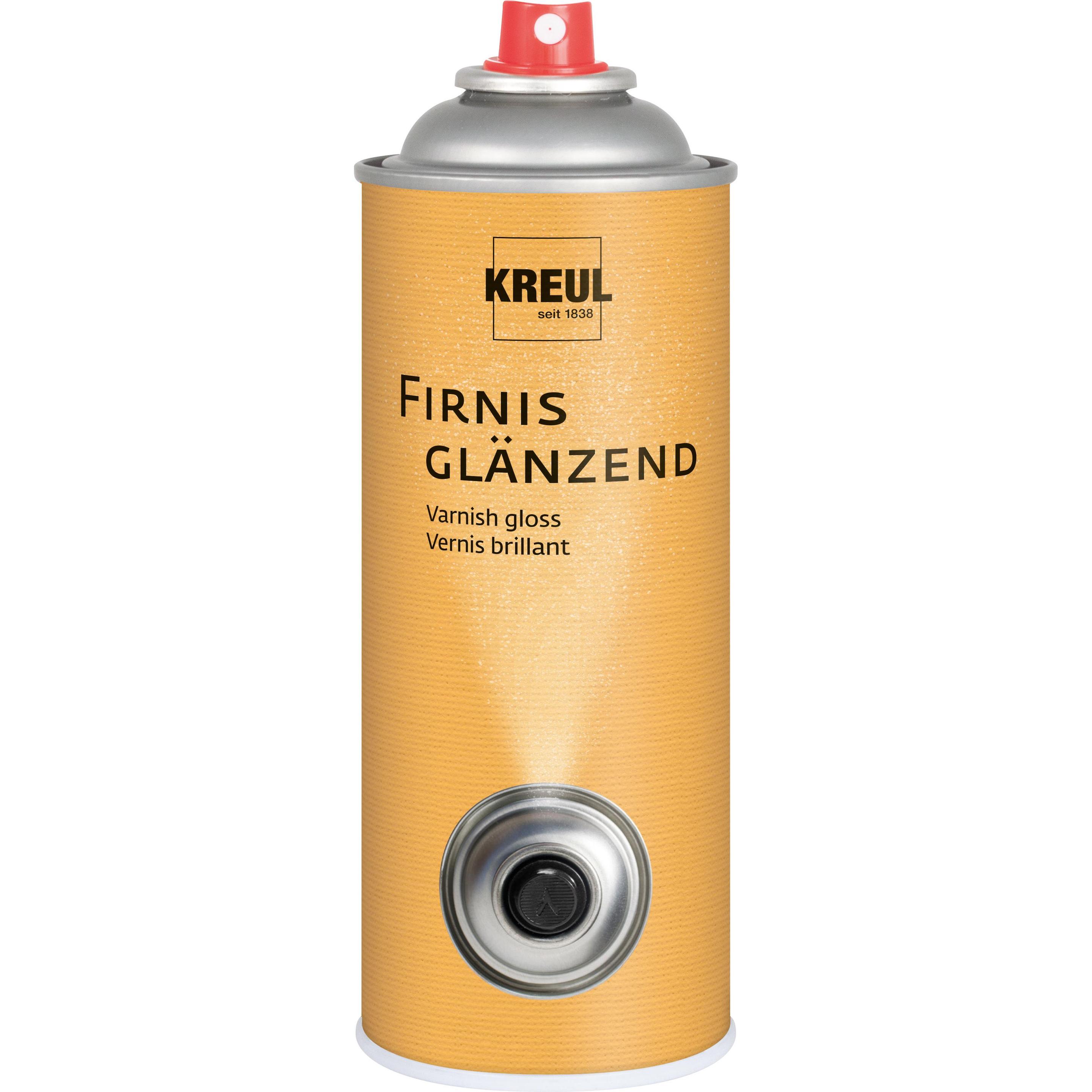 Kreul, Künstlerfarbe + Bastelfarbe, Sprhlack SOLO Goya Gem„ldefirnis gl„nzend, 400 ml (Transparent, 400 ml)