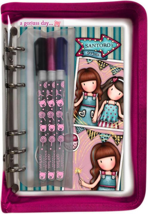 Actual product image Santoro Rinkiny's SCHOOL SUPPLY ORGANISER - GORJUSS - FIREWORK