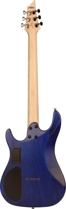 Cort Guitars KX300 Open Pore Cobalt Burst avec EMG Retro Active Super 77 (Guitare électrique, Érable)