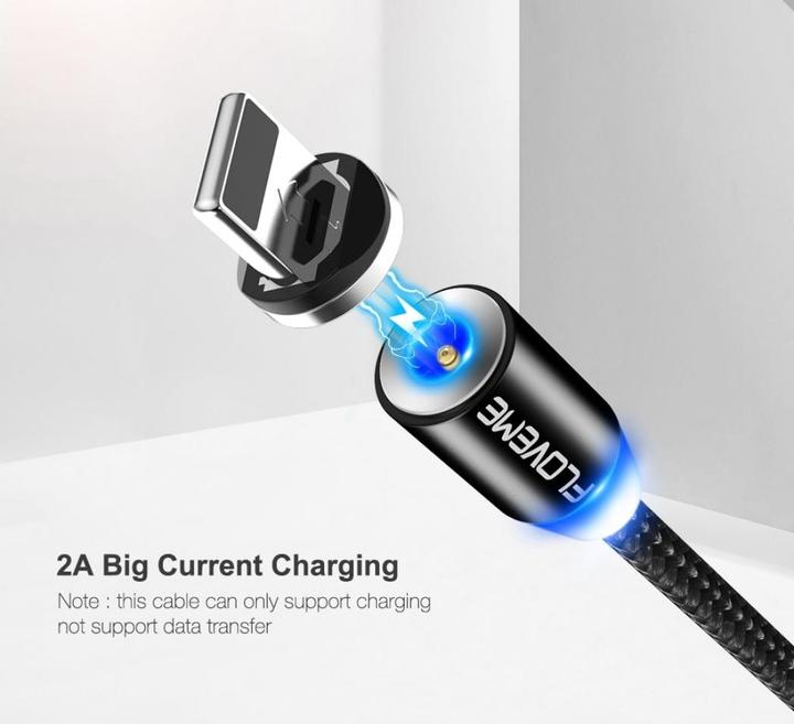 Produktbild Floveme Insnap MicroUSB Ladekabel mit magnetischem Stecker (USB 1.0)