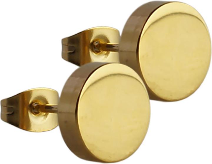 Produktbild Star Piercing Ohrstecker Fake Plug vergoldet (ohne Messing, Chirurgenstahl 316L)