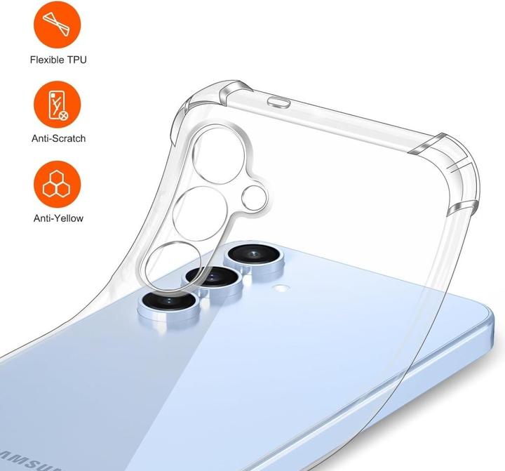 Produktbild Screenguard Hülle Crystal Soft Airbag Bumper (Samsung Galaxy S25+)