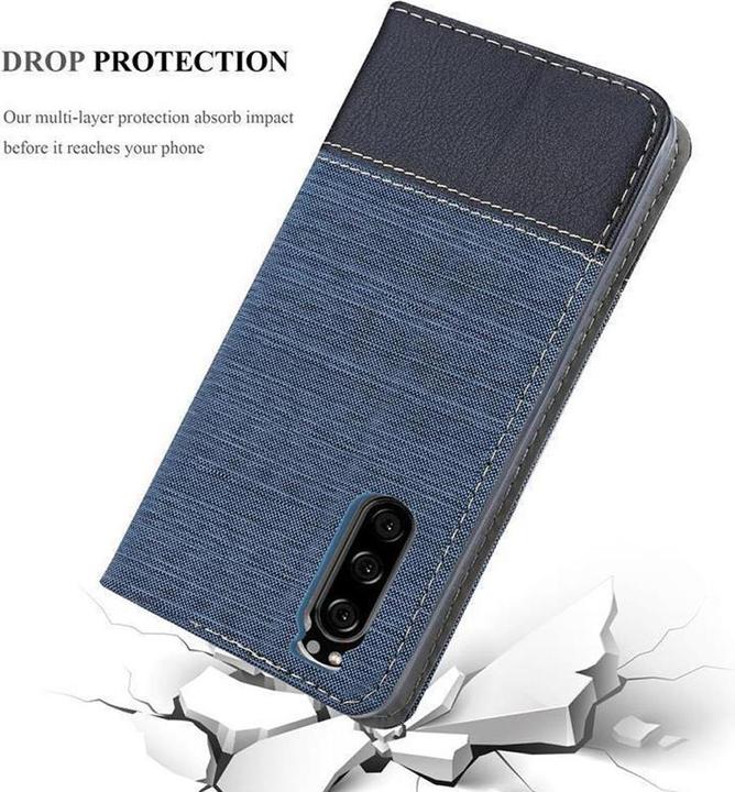 Actual product image Cadorabo Book Jeans Optics Cover (Sony Xperia 1 II)