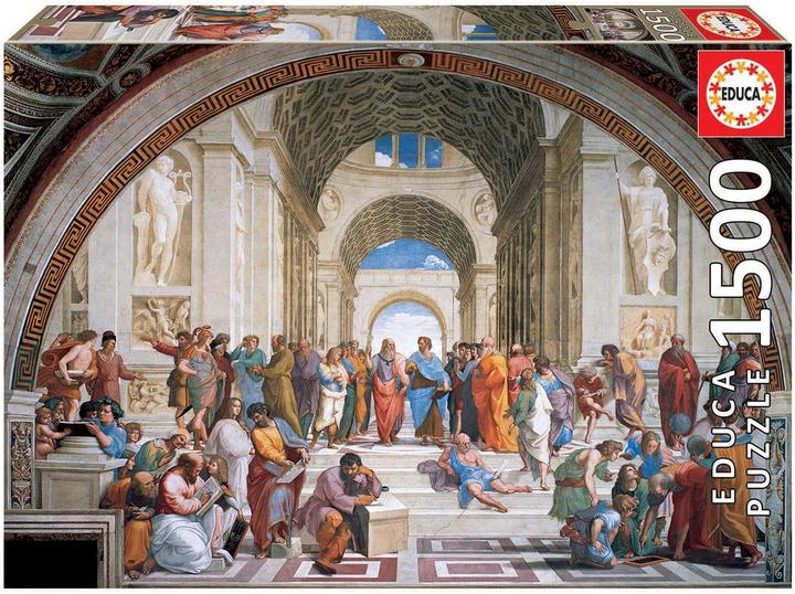 Immagine prodotto Educa 19273 Puzzle 1500 pezzi. Scuola di Atene, Raffaello (1500 pezzi)